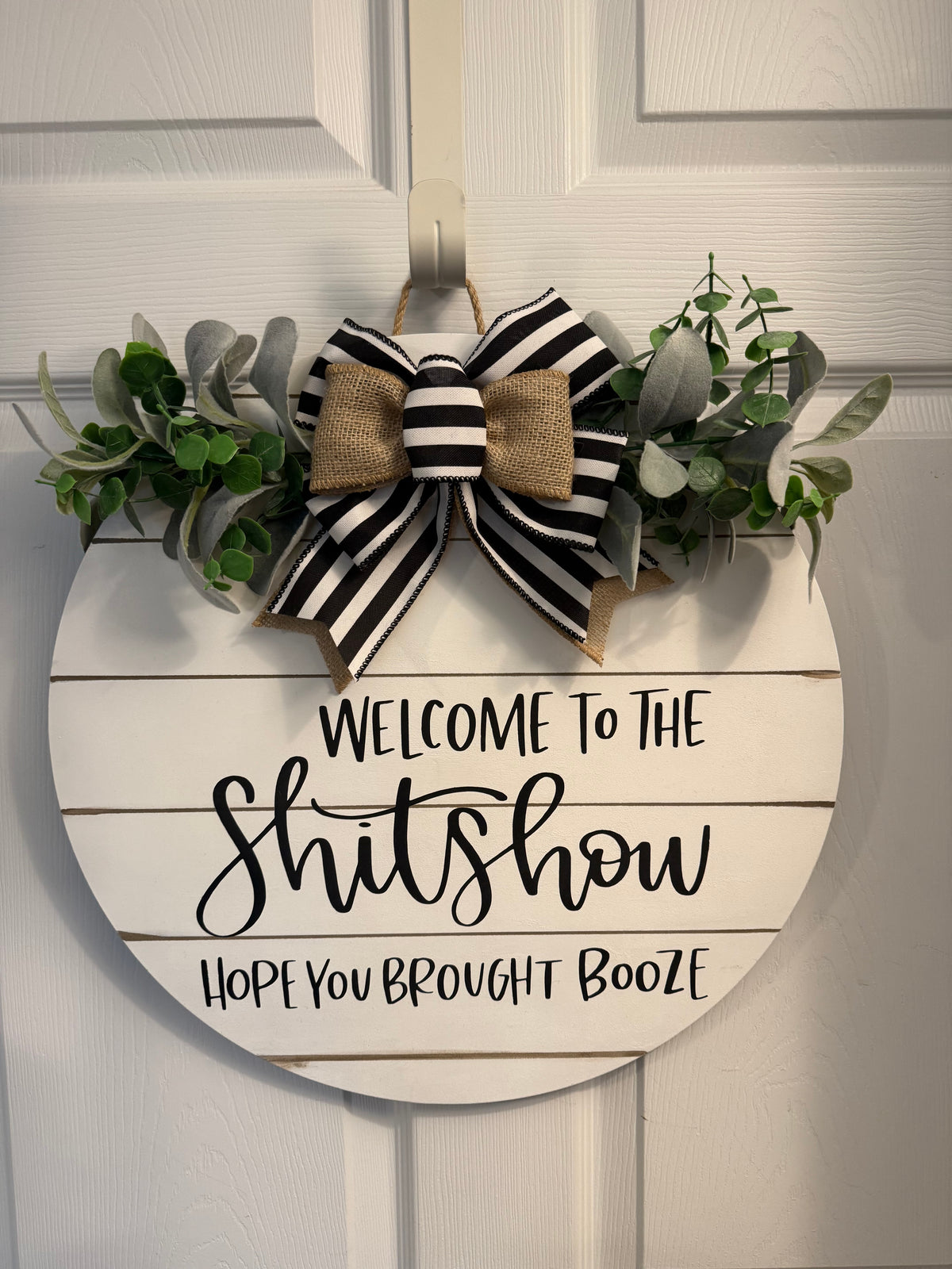 welcome to the shitshow plank look