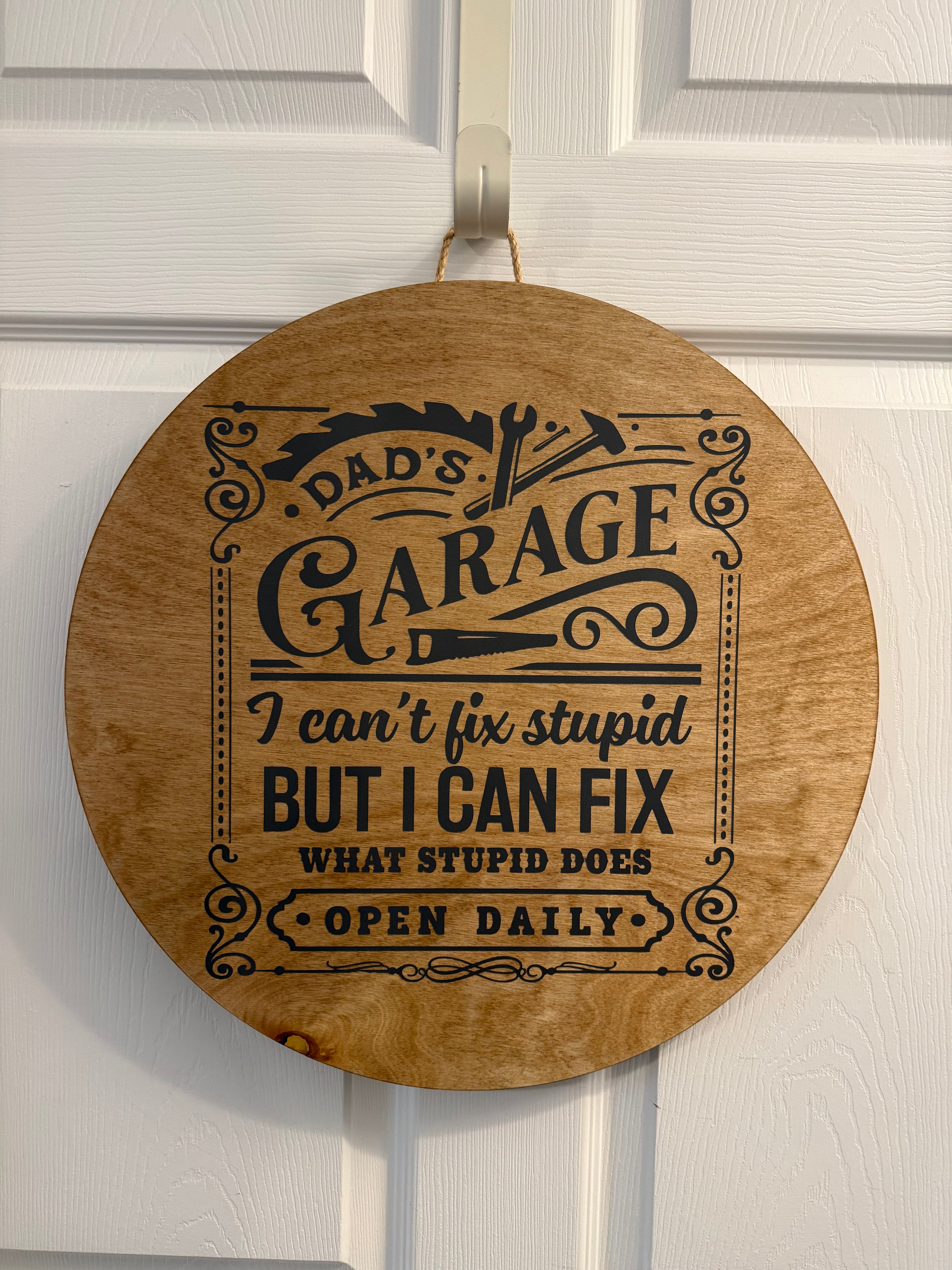 Dad’s garage