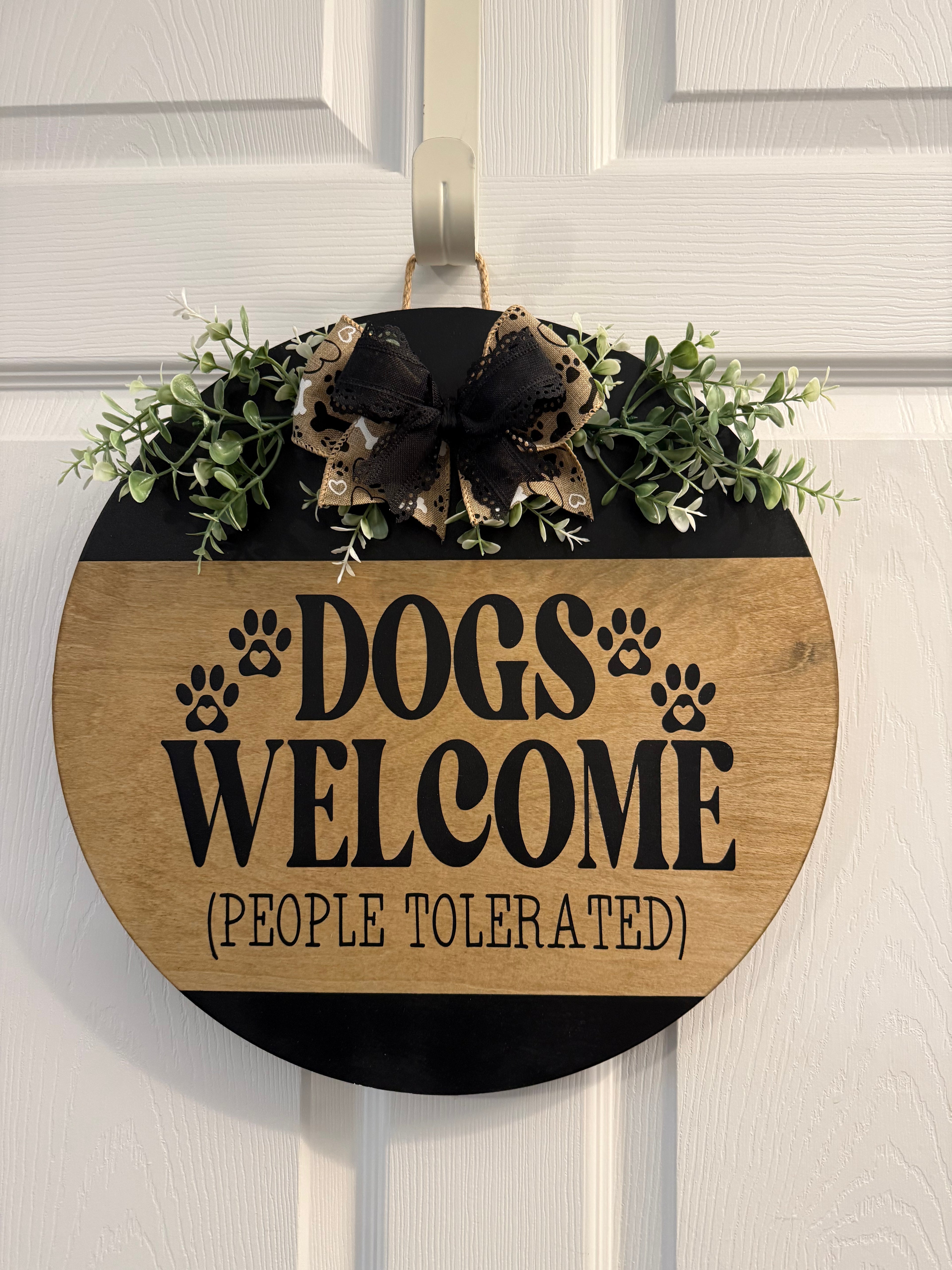 Dogs welcome