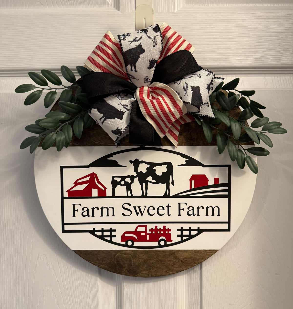 farm sweet farm black/red