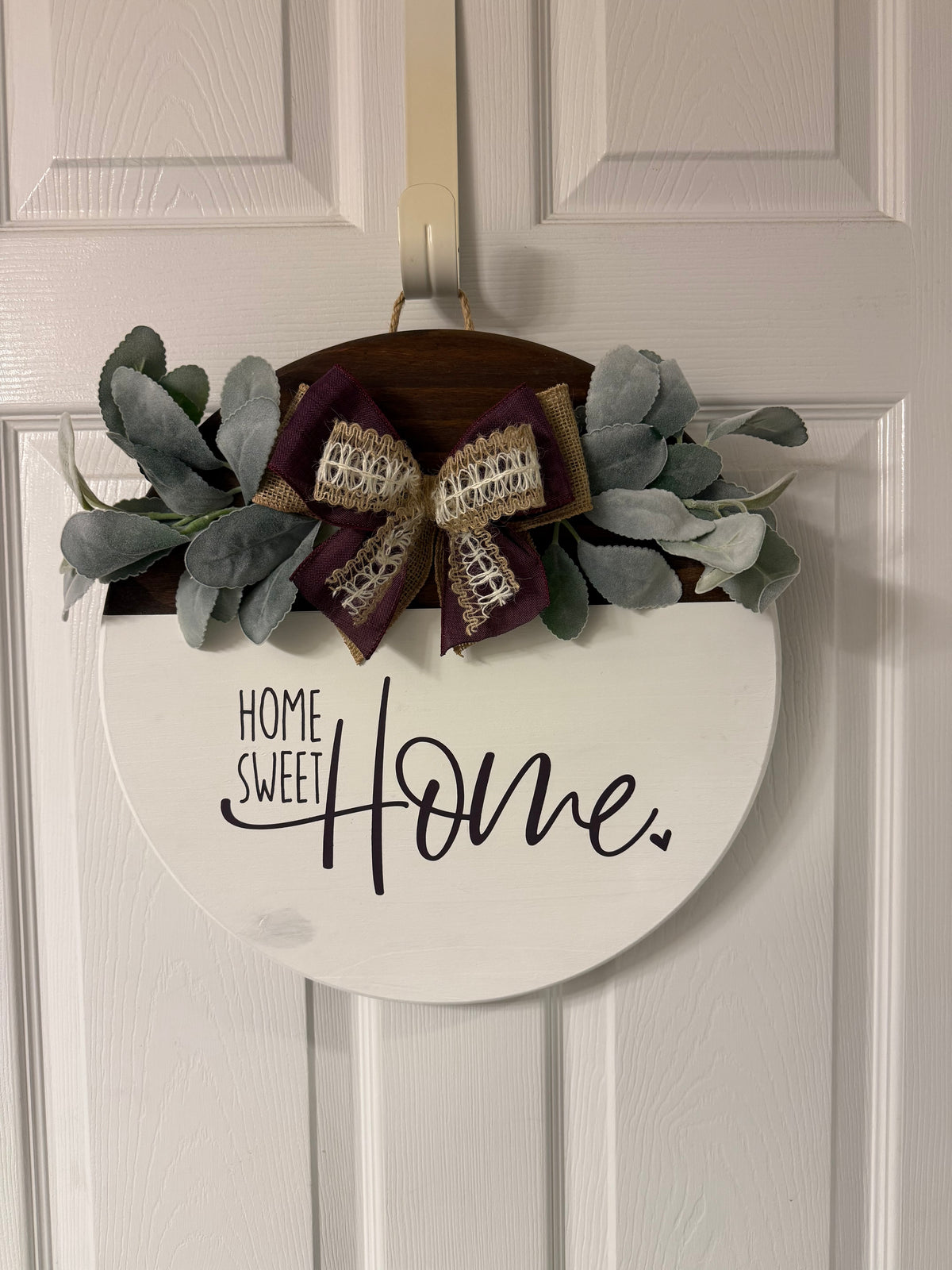 home sweet home dark purple