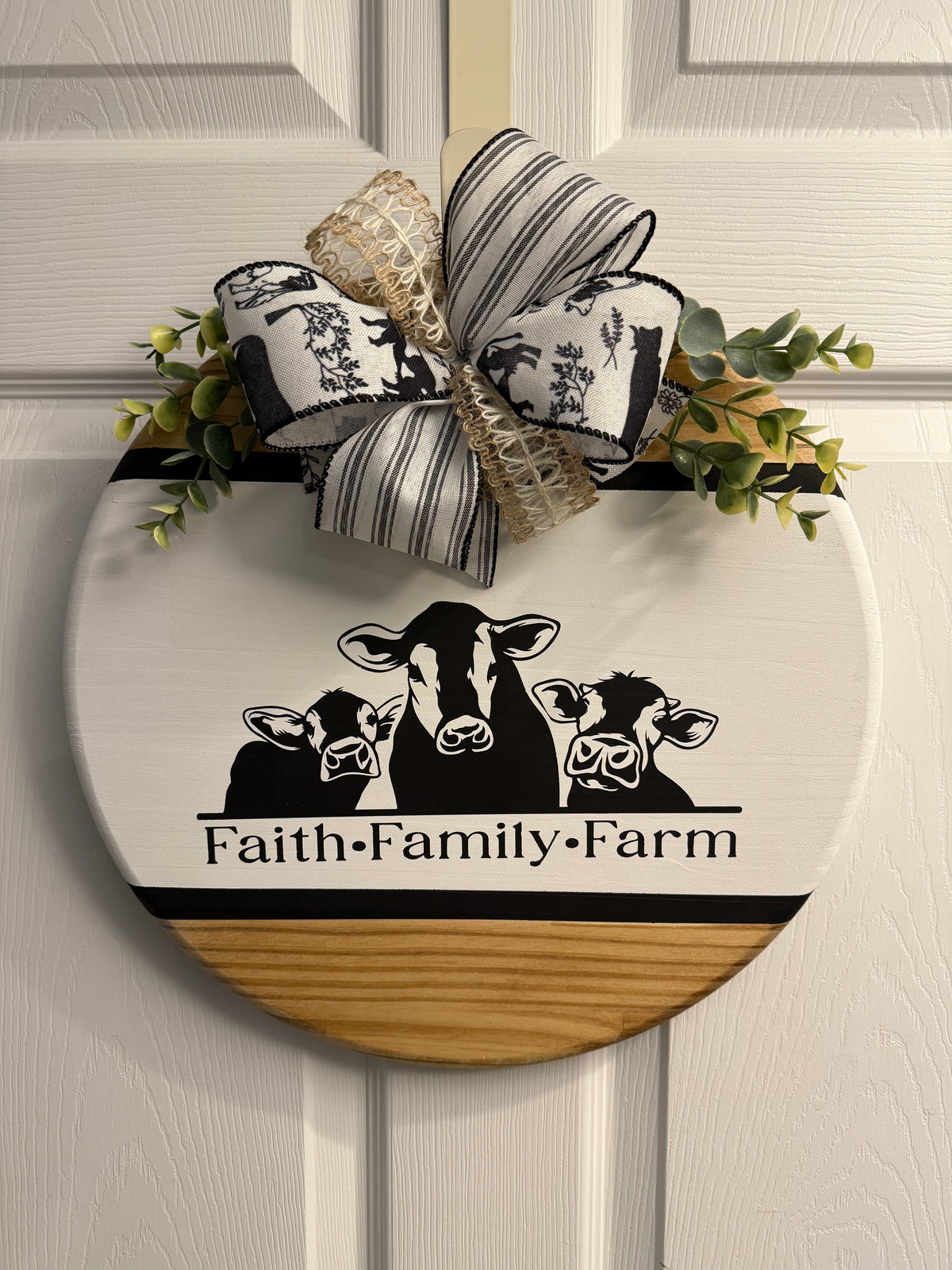 Faith family farm cows