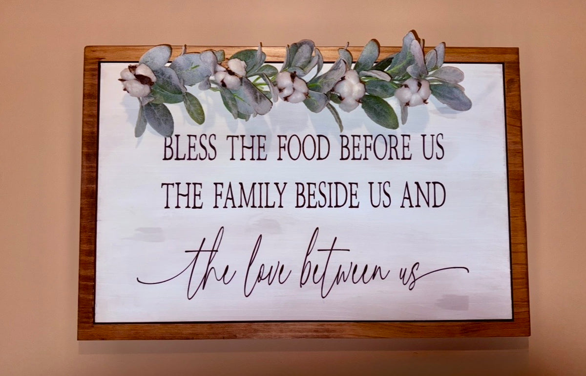 Bless the food 16x24"