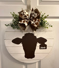 Brown cow Howdy